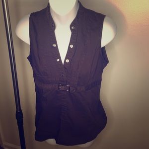 Express Design Studio V-Neck Blouse